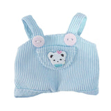 Maxbell Dolls Suspender Pants Doll Clothes for 15cm Dolls Boys Dolls Halloween Gifts Blue