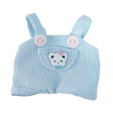 Maxbell Dolls Suspender Pants Doll Clothes for 15cm Dolls Boys Dolls Halloween Gifts Blue