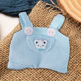 Maxbell Dolls Suspender Pants Doll Clothes for 15cm Dolls Boys Dolls Halloween Gifts Blue