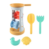 Maxbell 5 Pieces Kids Beach Sand Toy Colorful Sandbox Toy for Birthday Outdoor Beach