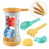 Maxbell 5 Pieces Kids Beach Sand Toy Colorful Sandbox Toy for Birthday Outdoor Beach
