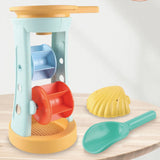 Maxbell 5 Pieces Kids Beach Sand Toy Colorful Sandbox Toy for Birthday Outdoor Beach