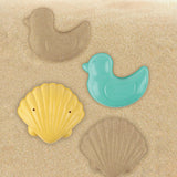 Maxbell 5 Pieces Kids Beach Sand Toy Colorful Sandbox Toy for Birthday Outdoor Beach
