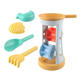 Maxbell 5 Pieces Kids Beach Sand Toy Colorful Sandbox Toy for Birthday Outdoor Beach