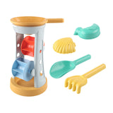 Maxbell 5 Pieces Kids Beach Sand Toy Colorful Sandbox Toy for Birthday Outdoor Beach