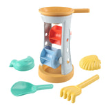 Maxbell 5 Pieces Kids Beach Sand Toy Colorful Sandbox Toy for Birthday Outdoor Beach
