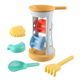 Maxbell 5 Pieces Kids Beach Sand Toy Colorful Sandbox Toy for Birthday Outdoor Beach