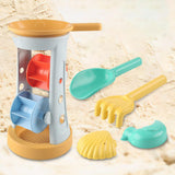 Maxbell 5 Pieces Kids Beach Sand Toy Colorful Sandbox Toy for Birthday Outdoor Beach