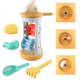 Maxbell 5 Pieces Kids Beach Sand Toy Colorful Sandbox Toy for Birthday Outdoor Beach