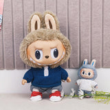 Plush Doll Clothes Set Dress up for Little Girls Movie Doll Clothes Blue Knit Pullover