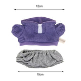Maxbell Plush Doll Clothes Set Dress up for Little Girls Movie Doll Clothes Purple Knit Pullover