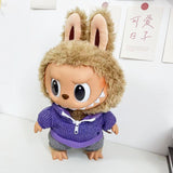 Maxbell Plush Doll Clothes Set Dress up for Little Girls Movie Doll Clothes Purple Knit Pullover