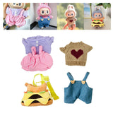 Doll Clothes Cloth Doll Clothes Adorable Doll Clothing for 17cm Pendant Doll Violet Pink