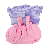 Doll Clothes Cloth Doll Clothes Adorable Doll Clothing for 17cm Pendant Doll Violet Pink