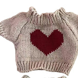 Maxbell 38cm Doll Clothes Dress up Cute Doll Clothes Suit for Party Ages 5 6 7 8 9 10 Brown Knitting