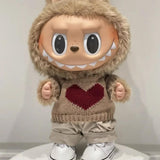 Maxbell 38cm Doll Clothes Dress up Cute Doll Clothes Suit for Party Ages 5 6 7 8 9 10 Brown Knitting