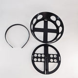 Maxbell 5xGraduation Hat Headband Hair Hoop Hat Band for Photo Props Dress up Ceremony