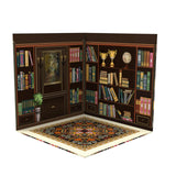 Maxbell 1/6 Scale Backdrop Storage Display for Action Figures Mini Diecast Car Dolls Book room