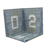 Maxbell 1/6 Scale Backdrop Storage Display for Action Figures Mini Diecast Car Dolls Parking lot