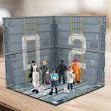 Maxbell 1/6 Scale Backdrop Storage Display for Action Figures Mini Diecast Car Dolls Parking lot