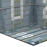 Maxbell 1/6 Scale Backdrop Storage Display for Action Figures Mini Diecast Car Dolls Parking lot