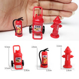 Maxbell 3x 1:12 Dollhouse Fire Accessories Simulated extinguisher Fire Hydrant