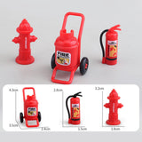 Maxbell 3x 1:12 Dollhouse Fire Accessories Simulated extinguisher Fire Hydrant