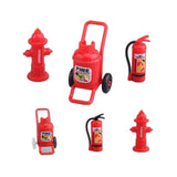 Maxbell 3x 1:12 Dollhouse Fire Accessories Simulated extinguisher Fire Hydrant