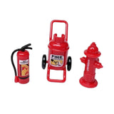 Maxbell 3x 1:12 Dollhouse Fire Accessories Simulated extinguisher Fire Hydrant