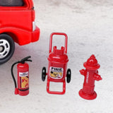 Maxbell 3x 1:12 Dollhouse Fire Accessories Simulated extinguisher Fire Hydrant