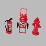 Maxbell 3x 1:12 Dollhouse Fire Accessories Simulated extinguisher Fire Hydrant