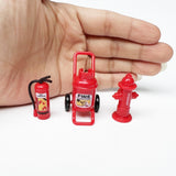 Maxbell 3x 1:12 Dollhouse Fire Accessories Simulated extinguisher Fire Hydrant