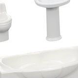 Maxbell Tub Sink Play Game Decor Miniature Bathroom for DIY Miniture Bathroom Child M