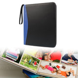 Maxbell 9 Pocket Waterproof Trading Picture Binder for Football Play Cards Gaming Cards dark blue