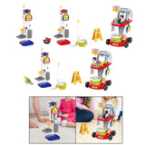 Maxbell Kids Cleaning Set Housework Cleaning Toy for Birthday Gift Ages 3+ Years Old 9Pcs