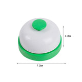 Game Call Bell Dog Training Bell Press Bell Portable Premium Answer Bell Toy Green