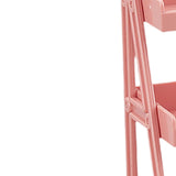 Maxbell 1/12 Miniature Plant Stand with Drawer for Dollhouse 6 inch BJD Doll Diorama pink