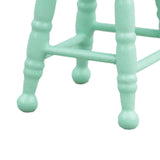 Maxbell 1:12 Dollhouse Bar Stool Pretend Play DIY Accs Miniature Footstool Role Play green