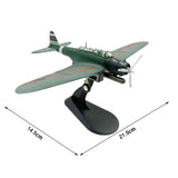 Maxbell 1:72 Diecast Fighter Model with Display Base for Livingroom Bookshelf Office