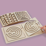 Maxbell Maze Toy Activity Board Fine Motor Skills Toy for Kids Boy Girls Party Favor