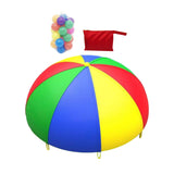 Maxbell Maxbell Rainbow Umbrella Parachute Toy Kids Outdoor Game for Playground Kindergarten