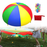 Maxbell Maxbell Rainbow Umbrella Parachute Toy Kids Outdoor Game for Playground Kindergarten