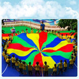 Maxbell Maxbell Rainbow Umbrella Parachute Toy Kids Outdoor Game for Playground Kindergarten