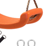 Maxbell Maxbell Swing Seat Non Slip Curved Board Backyard Swinging for Patio Backyard Garden Orange