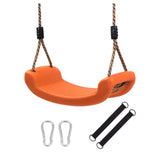 Maxbell Maxbell Swing Seat Non Slip Curved Board Backyard Swinging for Patio Backyard Garden Orange