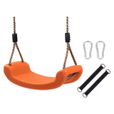 Maxbell Maxbell Swing Seat Non Slip Curved Board Backyard Swinging for Patio Backyard Garden Orange