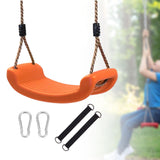 Maxbell Maxbell Swing Seat Non Slip Curved Board Backyard Swinging for Patio Backyard Garden Orange