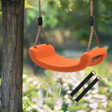 Maxbell Maxbell Swing Seat Non Slip Curved Board Backyard Swinging for Patio Backyard Garden Orange