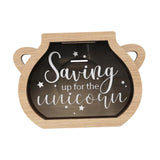 Maxbell Maxbell Money Box Canister Develop Habit Wooden Letter Piggy Bank for Boys and Girls