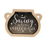 Maxbell Maxbell Money Box Canister Develop Habit Wooden Letter Piggy Bank for Boys and Girls